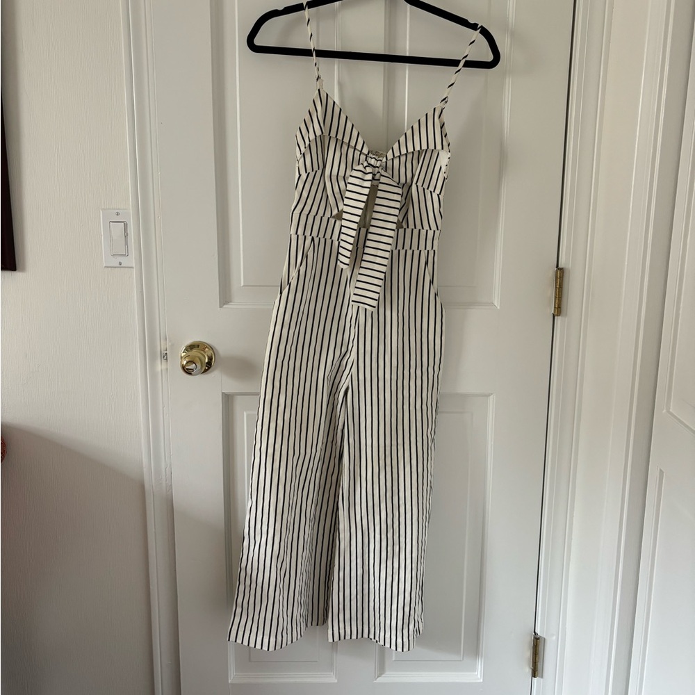 ASOS/Luca & Grae striped jumpsuit with bow detailing